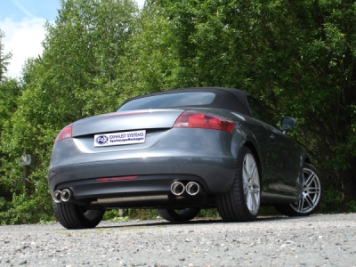 FOX Nerezový výfuk | Zadní tlumič - Audi TT (8J), 2.0 TFSi, 2006-0, AU091015-154