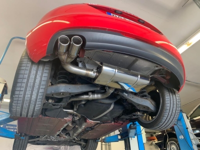 Audi TT 8J 1,8l koncový tlumič - 2x90 Typ 17 FOX AU091067-152