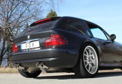FOX Nerezový výfuk | Zadní tlumič - BMW Z3 (E36), M, 1996-2002, BM070052-290