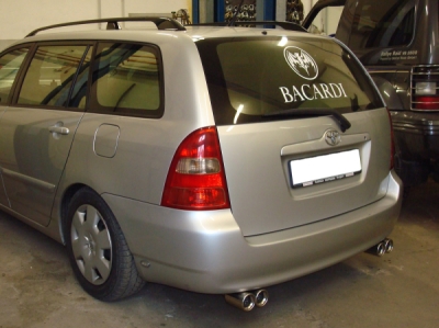 FOX Nerezový výfuk | Zadní tlumič - Toyota Corolla (E12), 2.0 D-4D, 2001-2007, TO012033-070