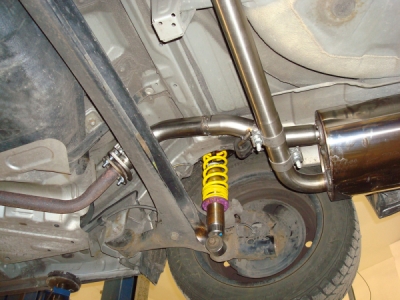 FOX Nerezový výfuk | Zadní tlumič - Toyota Corolla (E12), 2.0 D-4D, 2001-2007, TO012033-070