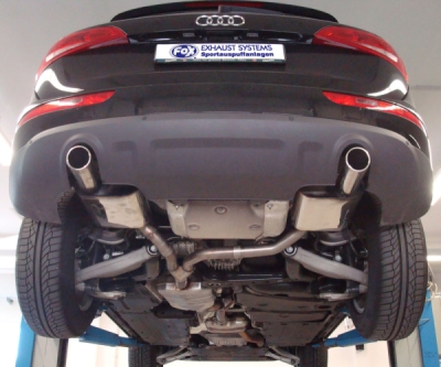 FOX Nerezový výfuk | Zadní tlumič - Audi Q5 (8R) , 3.0 TDi, 2008-0, AU130013-131