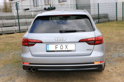 Audi A4 B9 - 3,0l TDI quttrao Závěrečný tlumič hluku - 2x80 typ 25 FOX AU121011-290