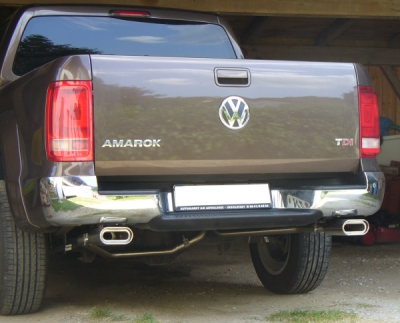 FOX Nerezový výfuk | Zadní tlumič - Volkswagen Amarok (2H), 2.0 TDi, 2010-0, VW210001-597