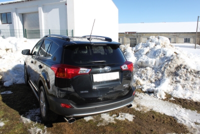 FOX Nerezový výfuk | Koncovky výfuku - Toyota RAV 4 IV, 2.2 D-4D, 2012-0, TO113003-751