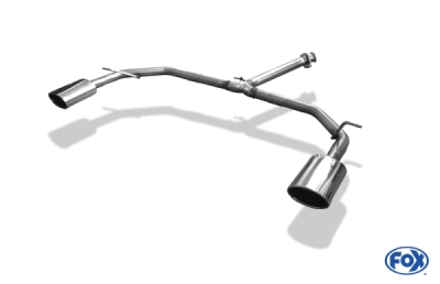 FOX Nerezový výfuk | Koncovky výfuku - Toyota RAV 4 IV, 2.2 D-4D, 2012-0, TO113003-751
