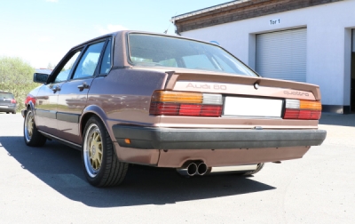 Audi 80/90 Typ 85 quattro Koncový tlumič výfuku Vorfacelift - 2x76 FOX AU010068-088