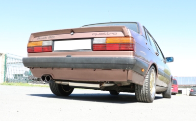 Audi 80/90 Typ 85 quattro Koncový tlumič výfuku Vorfacelift - 2x76 FOX AU010068-088