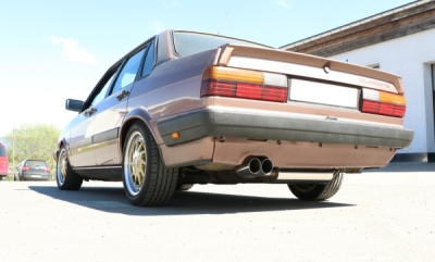 Audi 80/90 Typ 85 quattro Koncový tlumič výfuku Vorfacelift - 2x76 FOX AU010068-088