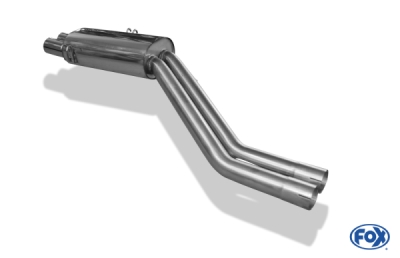 BMW E32 730i/ 740i/ 740iL/ 750i/ 750iL koncový tlumič - 2x76 FOX BM040002-008