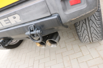 FOX Nerezový výfuk | Zadní díl výfuku - Hummer H2 , 6.0 V8, 2008-2010, HU010022-296