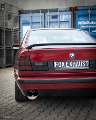 FOX sports exhaust suitable for BMW E34 520i final silencer