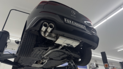 VW Golf 8 GTD Rear silencer - 2x90 type 25