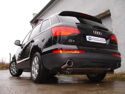 FOX Nerezový výfuk | Zadní tlumič - Audi Q7 (4L), 3.0 TDi, 2005-2015, AU110015-349