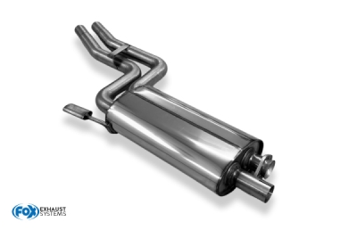 FOX sports exhaust suitable for BMW E34 520i