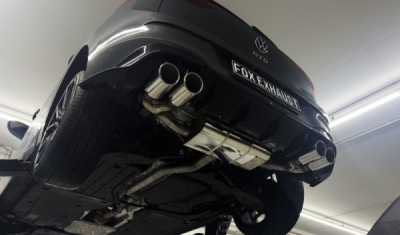 VW Golf 8 GTD Rear silencer output right/left with connectin