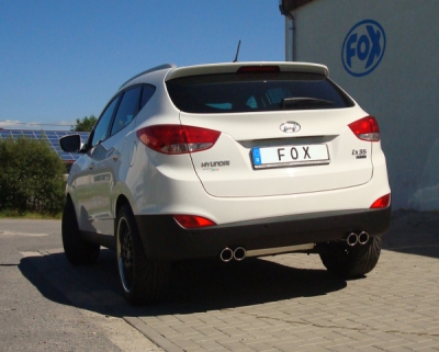 FOX Nerezový výfuk | Zadní tlumič - Hyundai ix35 (LM), 2.0 CRDi, 2007-0, HY160005-130