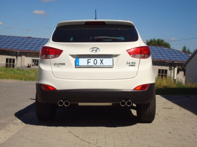FOX Nerezový výfuk | Zadní tlumič - Hyundai ix35 (LM), 2.0 CRDi, 2007-0, HY160005-130