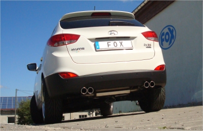 FOX Nerezový výfuk | Zadní tlumič - Hyundai ix35 (LM), 2.0 CRDi, 2007-0, HY160005-130