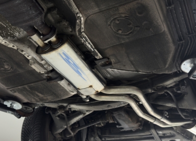FOX sports exhaust suitable for BMW E34 520i