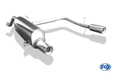 FOX Nerezový výfuk | Zadní tlumič - Opel Corsa E, 1.4, 2014-0, OP034013-071