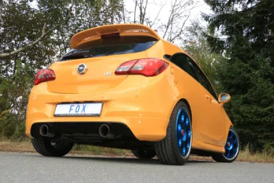 FOX Nerezový výfuk | Zadní tlumič - Opel Corsa E, 1.6 Turbo, 2014-0, OP034023-293