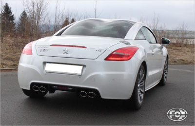 FOX Nerezový výfuk | Zadní tlumič - Peugeot RCZ, 1.6 16V, 2010-0, PE130043-366