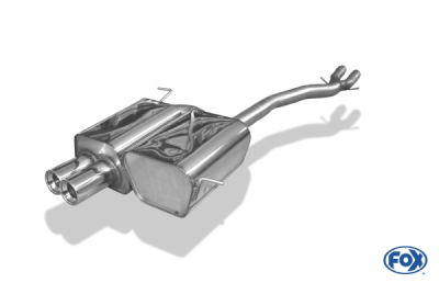 FOX Nerezový výfuk | Zadní tlumič - BMW Z4 (E85), 3.0i, 2002-2008, BM080002-070