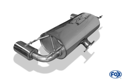 FOX Nerezový výfuk | Zadní tlumič - Mazda MX-5 (NC), 2.0, 2005-2015, MA082005-347