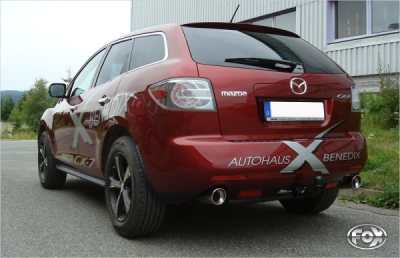 FOX Nerezový výfuk | Zadní tlumič - Mazda CX-7 (ER), 2.3 MZR, 2007-0, MA200005-153