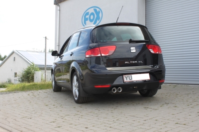 FOX Nerezový výfuk | Zadní tlumič - Seat Altea XL (5P), 2.0 TDi, 2004-2015, SE080067-150