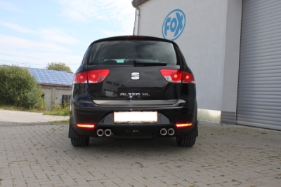 FOX Nerezový výfuk | Zadní tlumič - Seat Altea XL (5P), 2.0 TDi, 2004-2015, SE080075-150