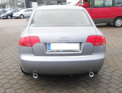 FOX Nerezový výfuk | Zadní tlumič - Audi A4 (B7), 2.0, 2004-2008, AU061211-067