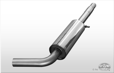 FOX Nerezový výfuk | Přední tlumič - Volkswagen Golf IV, 2.3 V5, 1997-2006, VW053110-VSD