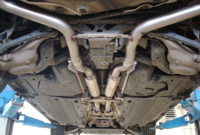 FOX Nerezový výfuk | Přední tlumič - Audi A6 (4F), 4.2, 2004-2011, AU072050-VSD