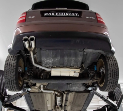 Audi A2 - 1,6l Halbanlage ab Kat - 2x76 Typ 25 (Bestehend aus End- und Vorschalldämpfer mit Endrohr) FOX AU040003-288-HA