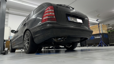 Mercedes třídy C W203/ S203 koncový tlumič výfuku - 2x63 typ 28 FOX MB031022-724