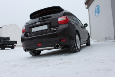 Subaru Impreza GP 4x4 Závěrečný tlumič výfuku křížový výstup vlevo vpravo FOX SU043013-053