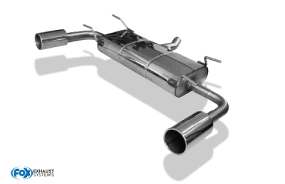 Subaru Impreza GP 4x4 Závěrečný tlumič výfuku křížový výstup vlevo vpravo FOX SU043013-053