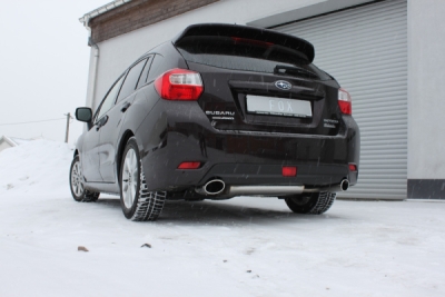 Subaru Impreza GP 4x4 Závěrečný tlumič výfuku křížový výstup vlevo vpravo FOX SU043013-461