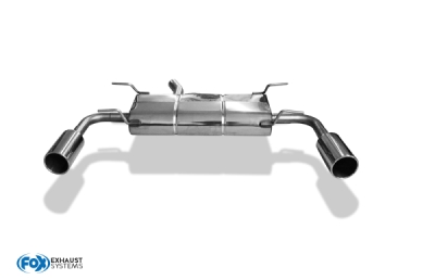 Subaru Impreza GP 4x4 Závěrečný tlumič výfuku křížový výstup vlevo vpravo FOX SU043013-053