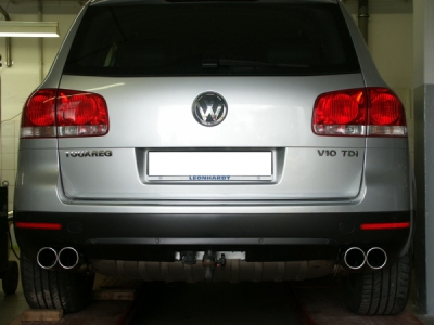 FOX Nerezový výfuk | Koncovky výfuku - Volkswagen Touareg (7L), 3.2 V6, 2002-2010, VW140010-132