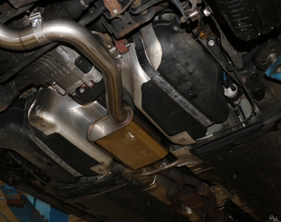 FOX Nerezový výfuk | Přední tlumič - Audi A3 (8P), S3, 2006-2014, AU051130-MSD