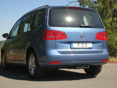 FOX Nerezový výfuk | Koncovka výfuku - Volkswagen Touran 1T3, 2.0 TDi, 2010-0, VW150050-622