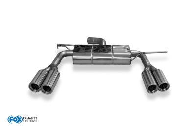 FOX Nerezový výfuk | Zadní tlumič - Volkswagen EOS (1F), 2.0 TFSi, 2006-0, VW190015-070