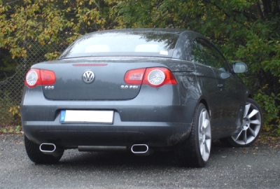 FOX Nerezový výfuk | Zadní tlumič - Volkswagen EOS (1F), 2.0 TFSi, 2006-0, VW190015-637