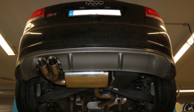 Audi S3 - 8P koncový tlumič výfuku - 2x90 typ 25 FOX AU051137-292