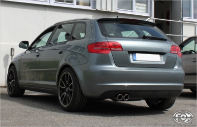 FOX Nerezový výfuk | Zadní tlumič - Audi A3 (8P), 3.2 V6, 2003-2014, AU051147-152