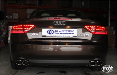 Audi A4/A5 typ B8 + koncový tlumič S-Line pravý/levý dvojitý FOX AU120274-344