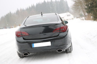 Opel Astra J Stufenheck koncový tlumič výfuku křížový výstup vpravo/vlevo FOX OP043083-467